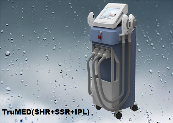 1 - 10Hz ιατρική IPL SHR τεχνολογίας σφυγμού μηχανή 3 αφαίρεσης τρίχας λαβές