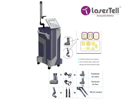 κλασματική μηχανή εγκεκριμένο CE RF του CO2 40W Lasertell