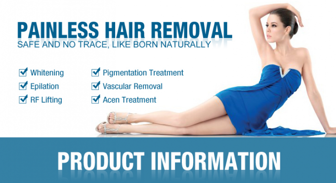 συσκευή αφαίρεσης τρίχας 808nm DIY IPL, Remover τρίχας λέιζερ προσώπου οθόνης αφής LCD