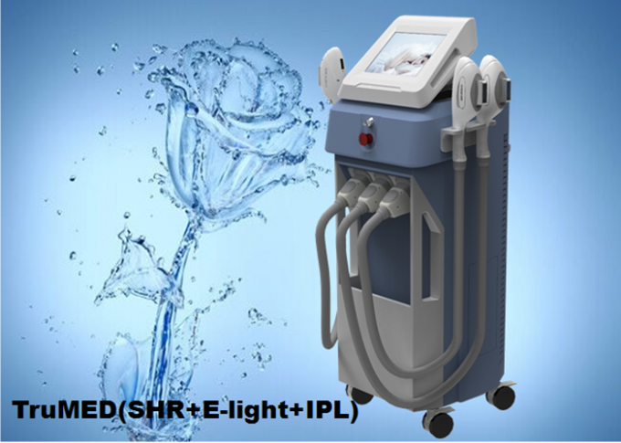 Ανώδυνη μηχανή αφαίρεσης τρίχας ομορφιάς SSR IPL 950nm SHR CE με 3 λαβές